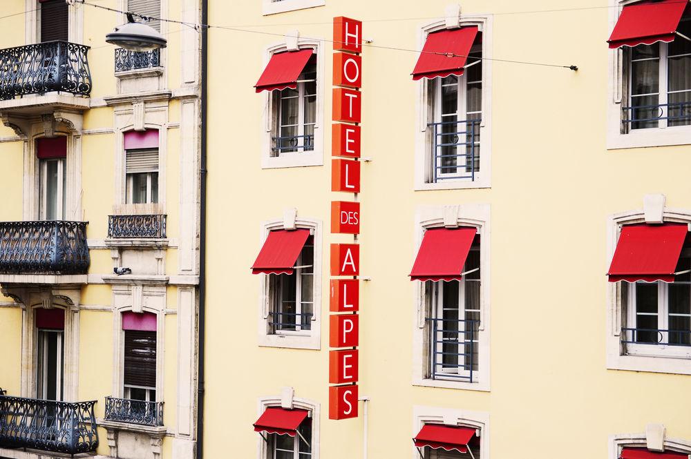 Hotel Des Alpes Женева Екстериор снимка